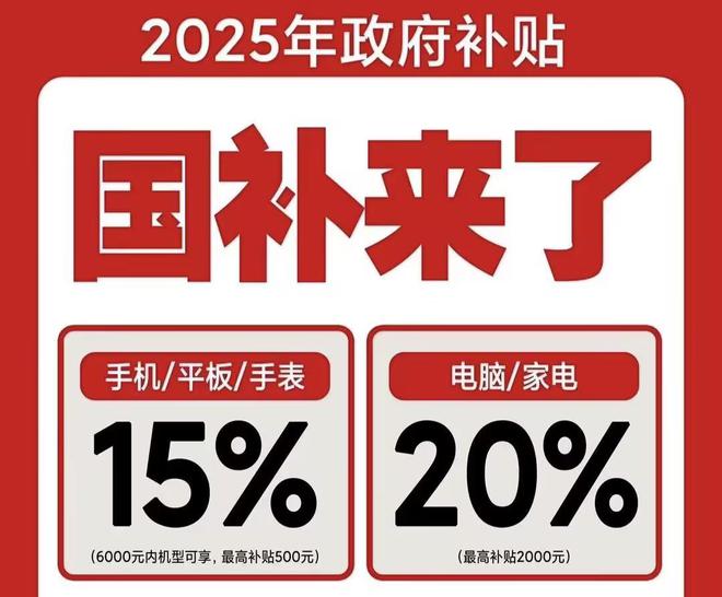 领取！2025国补结束时间和领取次数解答尊龙AG人生就是博手机家电国家补贴怎么(图2)